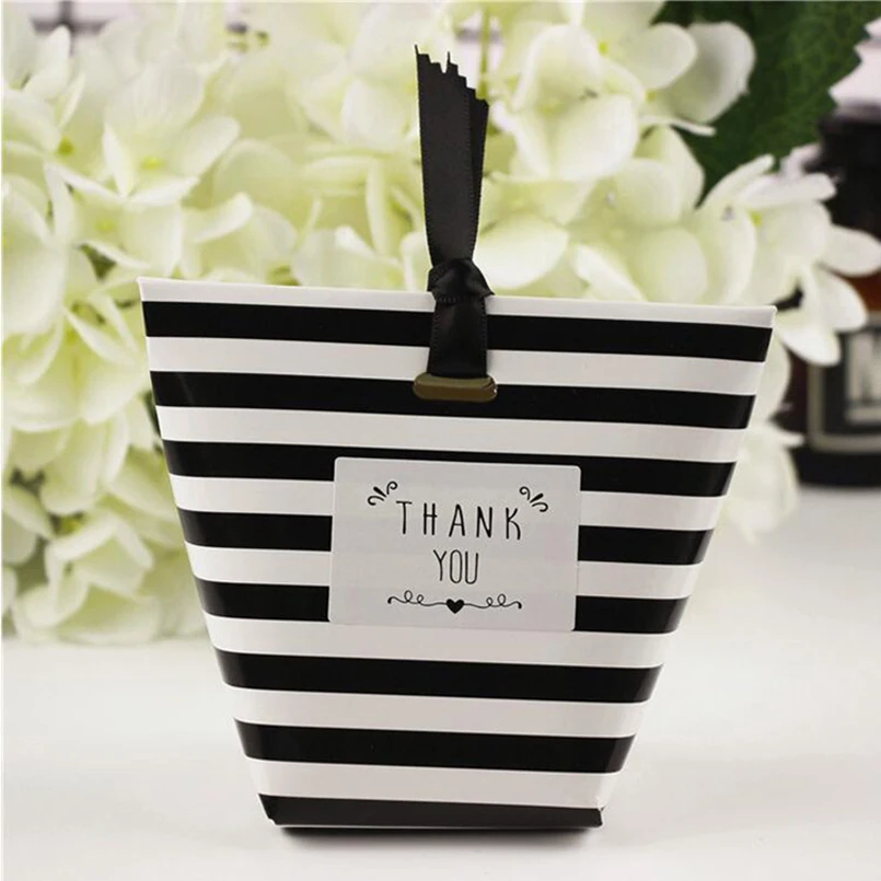 

Square Bottom Gift Bag Dots Stripes Lattice mini Candy Box Birthday gift box Christmas gift box Biscuit Chocolate Packing box