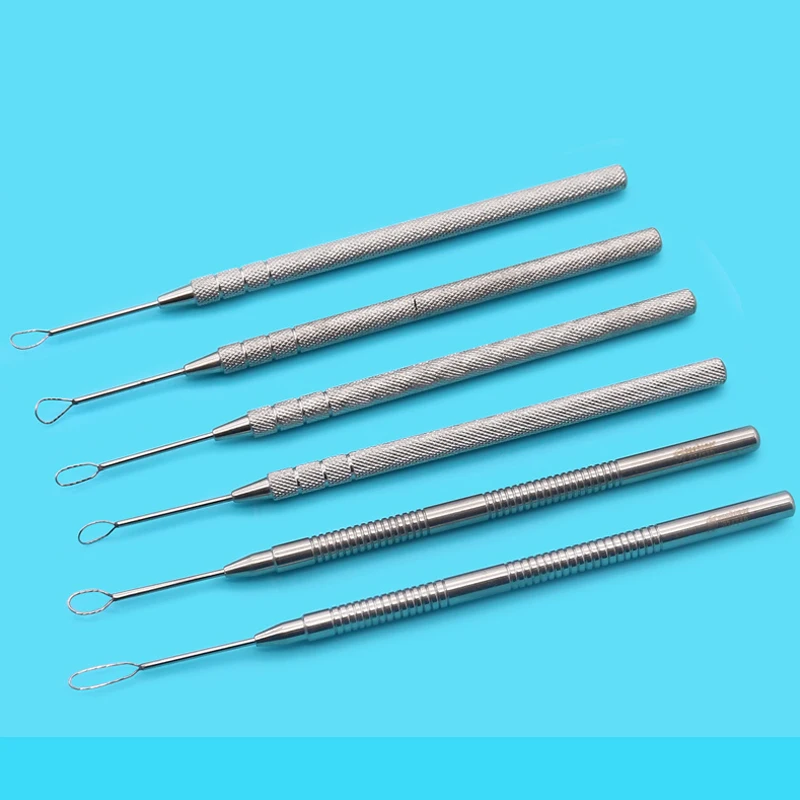 Stainless steel ophthalmic lens line ring rod-shaped ophthalmic instrument tool rod-shaped snare