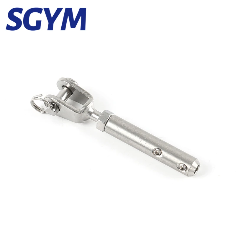 ลวดเชือก1.5/2/3/4/5/6/8มม.Jaw ความตึงเครียด Terminal Fitting สลับ Anchor หกเหลี่ยม Grub สกรู