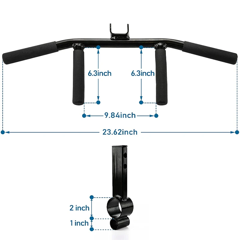 Fitness Multi Grip Barbell T-bar Row Landmines Handle for Gym Home Back Core Strength Training Deadlift Squat Workout Attachment