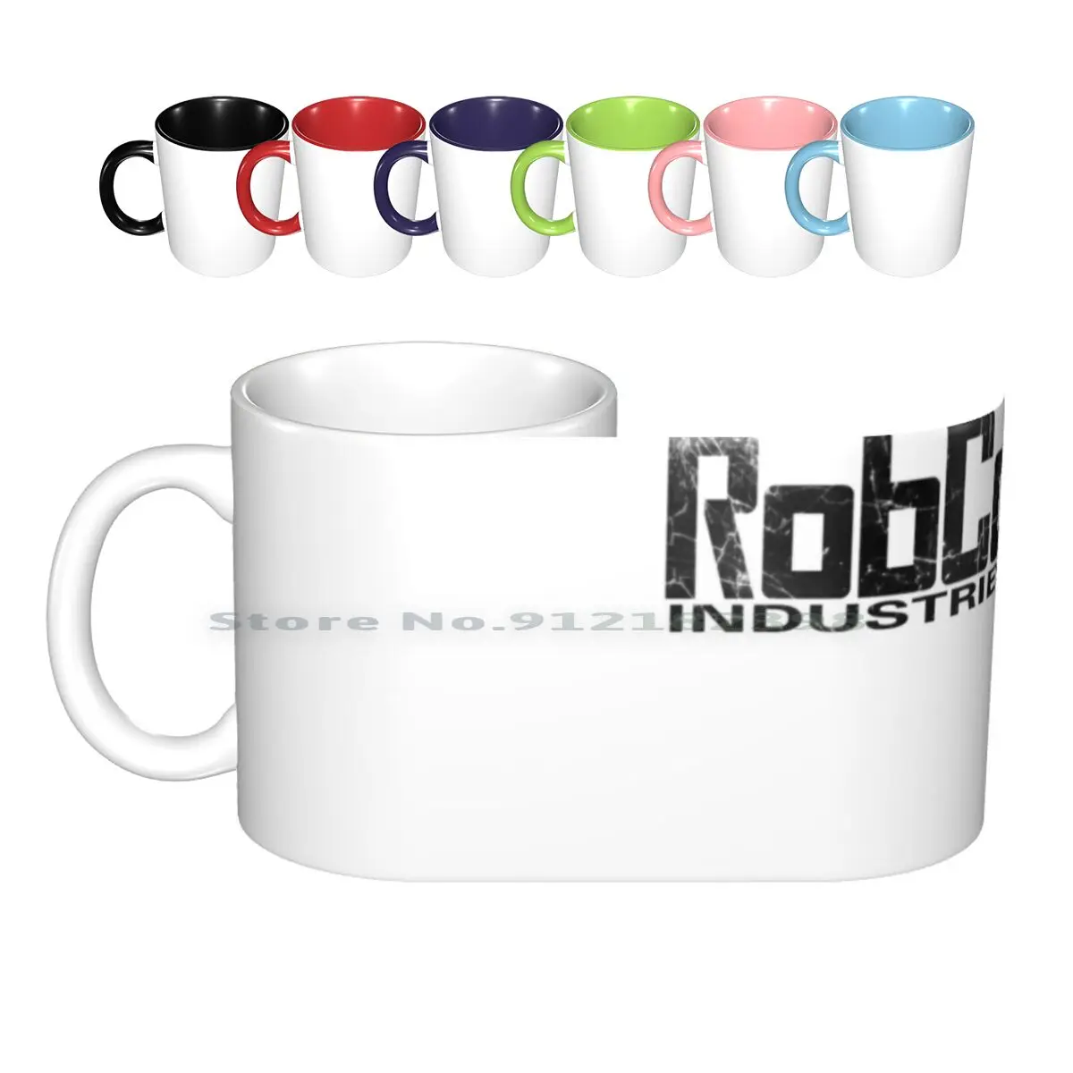 Robco Industries Ceramic Mugs Coffee Cups Milk Tea Mug 3 Repconn Aerospace Aero Space Games Gaming New Vegas Ps4 One Ps3 Robco