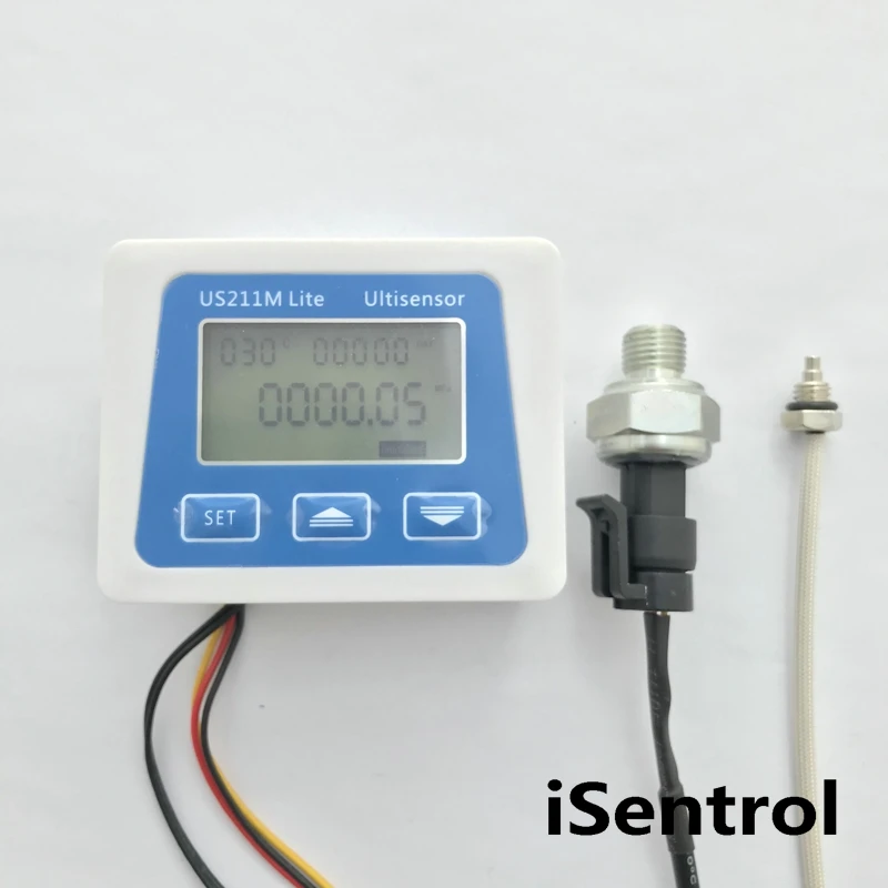 US211M Lite Digital Pressure meter with Pressure sensor 0-1.2Mpa and temperature sensor 0-99 celsius