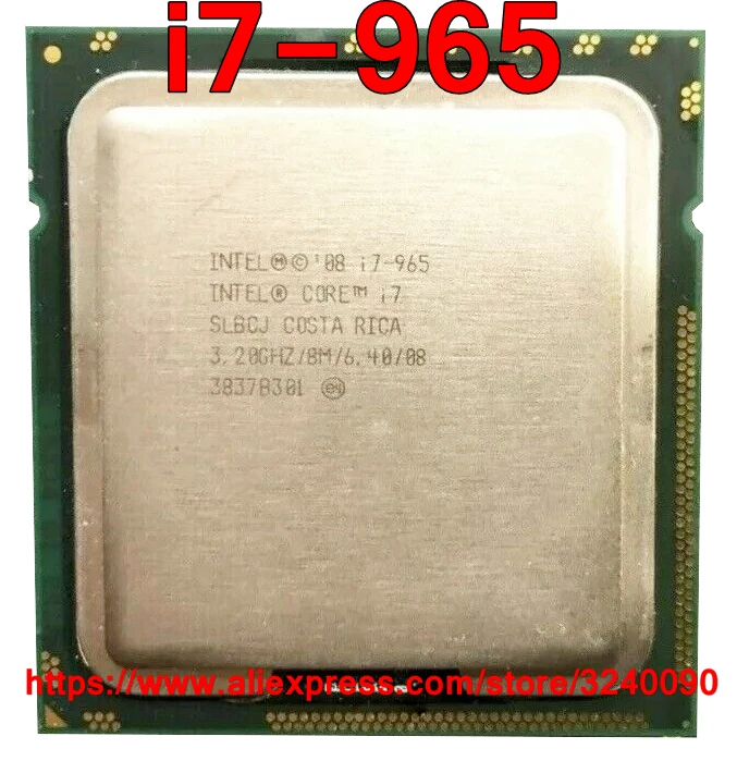 Original Intel CPU Core i7-965 Processor i7 965 3.20GHz 8M 4-cores Socket 1366 free shipping speedy ship out