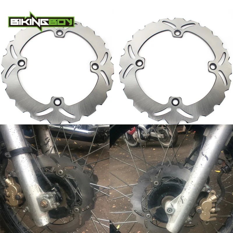 BIKINGBOY Front Brake Discs Rotors XL600V Transalp 97-99 XL650V 00-07 XL700V / ABS 08 09 10 11 12 CB450S 85-89 XLV 600 650 700