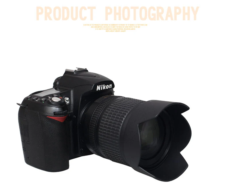 BIZOE Camera HB-32 Lens Hood 67mm Nikon18-105 18-140mm camera D7500 D7200 D7100 D7000 D5600 D5400 SLR D5300 accessories reversed