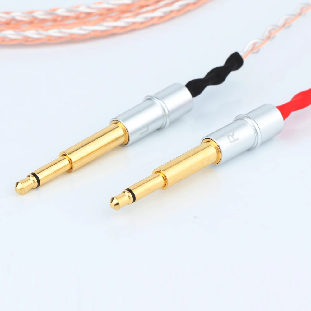 8cores Replacement Headphones Cable Audio Upgrade Cable For Meze 99 Classics/Focal Elear Headphones