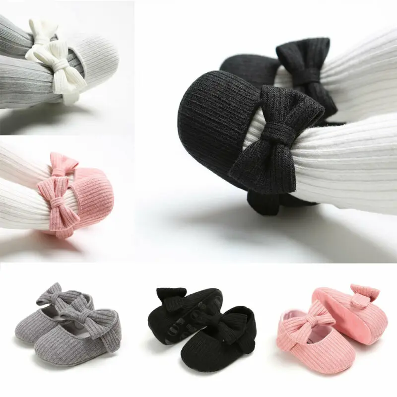 Pudcoco US Stock Fashion Baby Shoes Newborn Infant Pram Mary Jane Girls Princess Faux Leather Soft Shoes