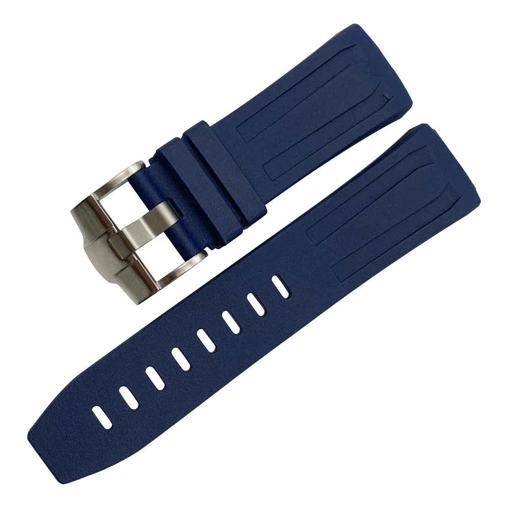 27mm black blue Rubber Watch Band For APOak Concept 26589 26560IO.OO.D002CA.01.A Watchband Replace watchband tools