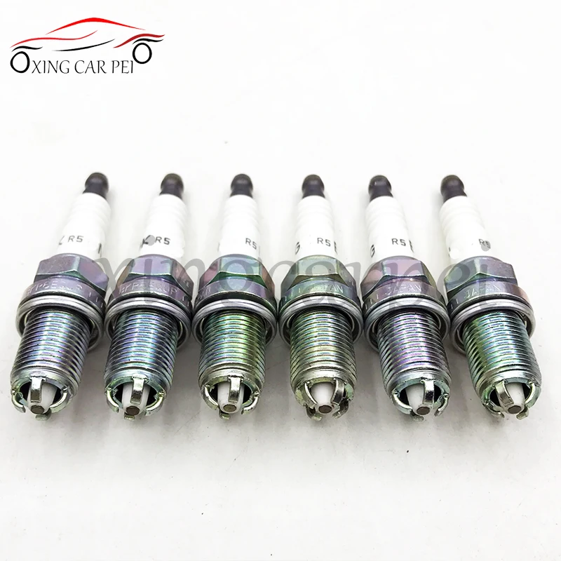 6pcs BKR6EQUP 12120037607 Car Spark Plug for BMW E46 E39 E60 E61 E63 E64 E38 E83 E53 E36 E85 E52 E65 E66 E67 F7DPP332 F7KPP332