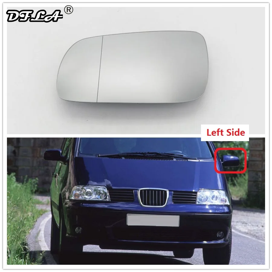 Left Side For Seat Alhambra 1997 1998 1999 2000 2001 2002 2003 2004 2005 2006 2007 2008 2009 2010 Car-Stying Heated Mirror Glass