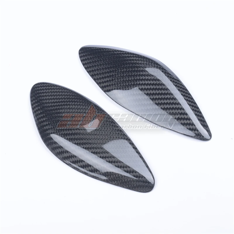 Tank Corner Side Guard Cover Crash Protector For Yamaha YZF R6 2008 - 2016 Full Carbon Fiber 100% Twill