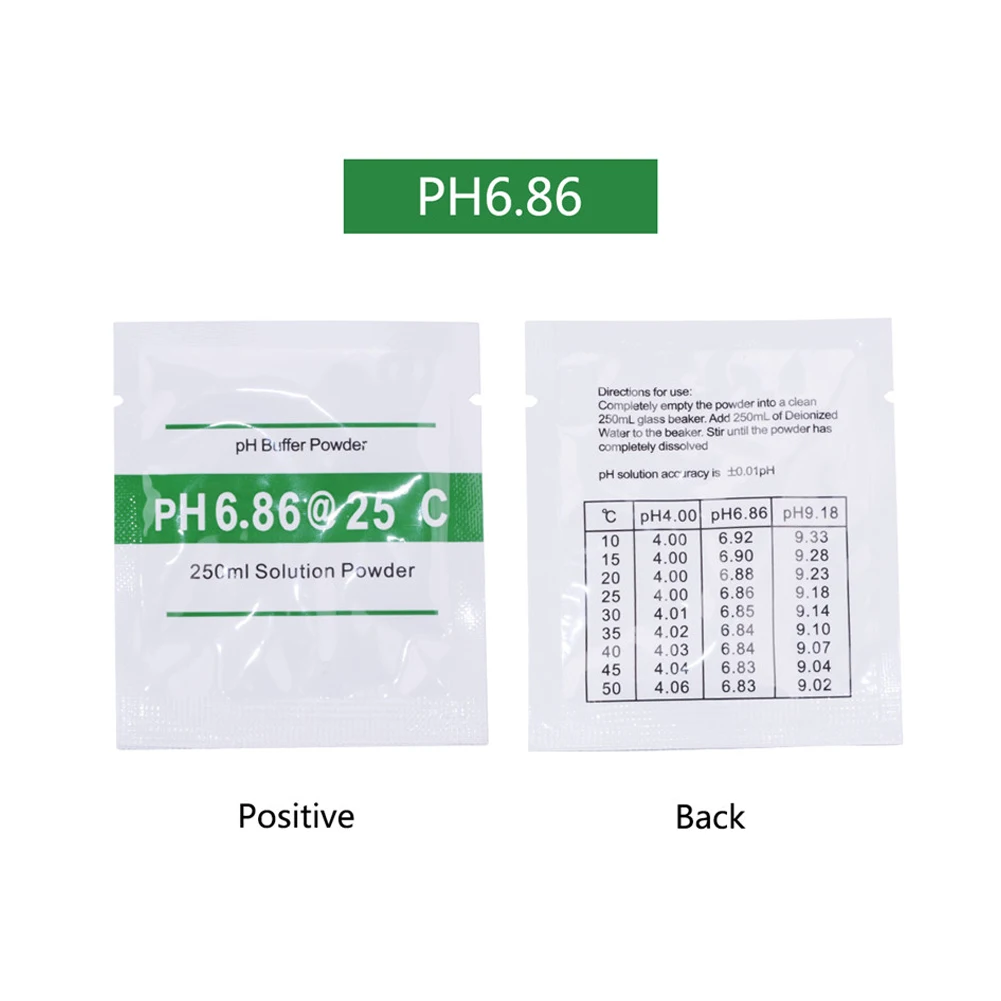 3pcs/set PH Test Meter Measure Calibration Solution PH Buffer Powder 4.01/6.86/9.18 Calibration Point free shipping