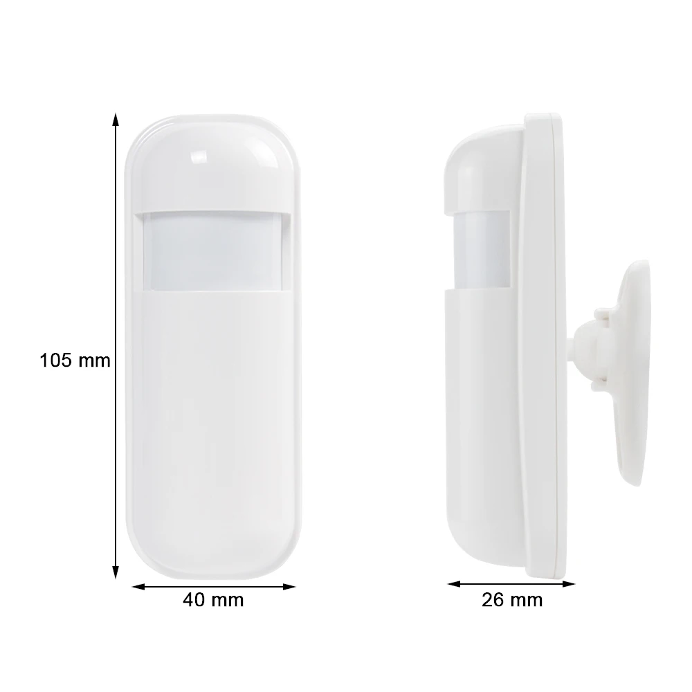 433Mhz Wireless PIR Motion Detector for Home Alarm System Smart Home Movement Sensor With Battery Anti-theft