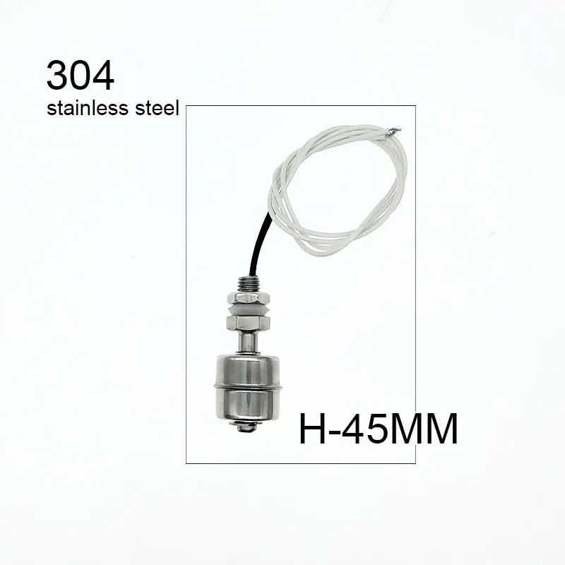 Float Switch High Temperature Resistant 304 Stainless Steel Water Tower Water Level Automatic Level Controller Sensor 45-150mm