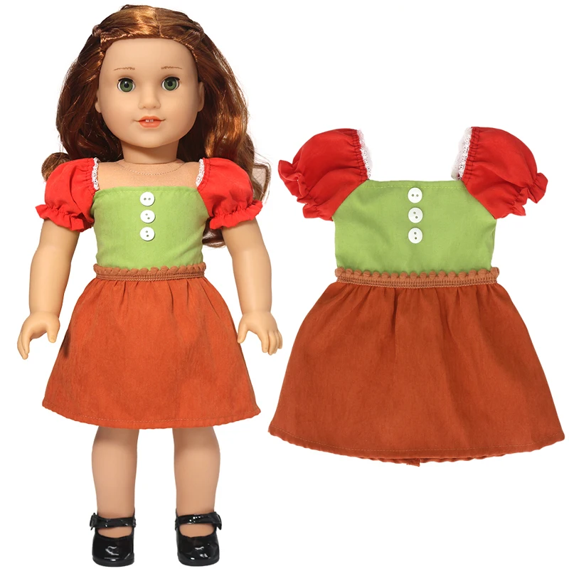 18 Inch American Og Girl Doll Fashion Dress 40Cm Baby Dolls Clothes Wears  Kids Girl Birthday Gifts - AliExpress 26