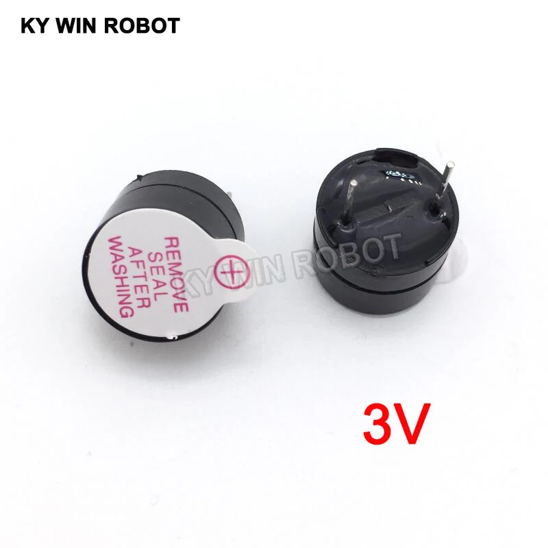 10pcs 3v Active Buzzer Magnetic Long Continous Beep Tone Alarm Ringer 12mm MINI Active Piezo Buzzers Fit For Arduino Diy Electro