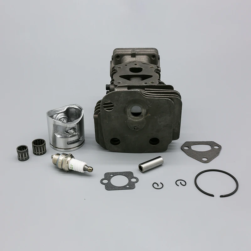 44 مللي متر و 42 مللي متر اسطوانة مجموعة كبّاس صالح ل HUSQVARNA 445 445e 450 450e Jonsered CS2250 CS2245 بالمنشار المحرك أجزاء المحرك 544119902