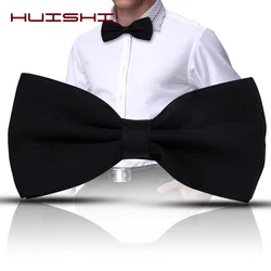 HUISUI 2024 New 43 Color Suit Bow Tie Wedding Gift Solid Party Classic Butterfly Cravat Wholesale Polyester Material Bowtie