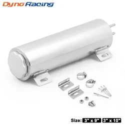 Polished Stainless steel Radiator Overflow Tank Bottle Catch Can 3