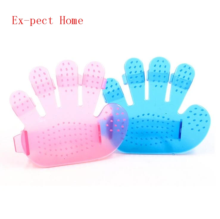 200pcs practical Silicone Pet brush Glove Deshedding Pet Grooming Glove Dog Bath Cat cleaning Supplies Pet Glove