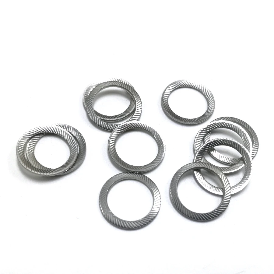 M2-M27 304 Stainless Steel Contact Lock Washers,  SS304 Conical Spring Washer ,D008
