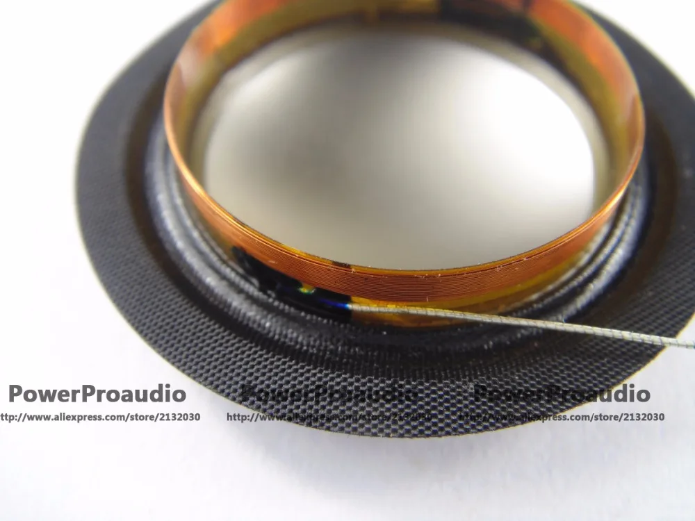 6 unids/lote mercado de accesorios 25,4mm TI TAN tweeter diafragma bobina de voz 1 pulgada