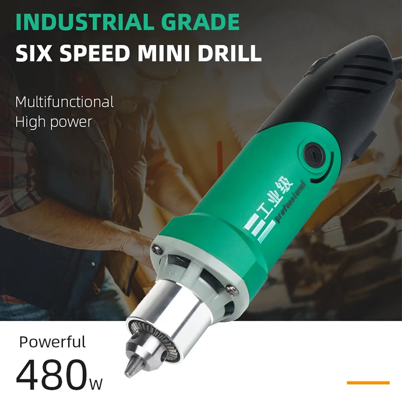 480W Engraver Electric Grinding Polishing Grinder Metalworking Rotary Tool Electric Drill Machine Woodworking Electric Tools