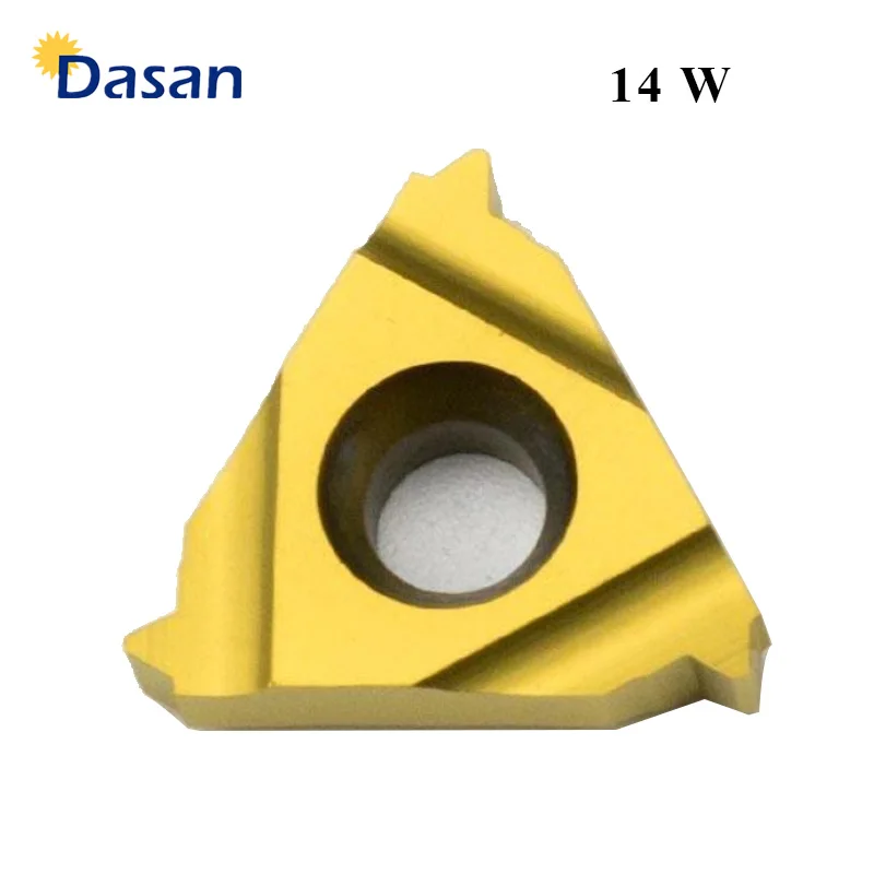 10pcs 16ER 16IR 8W 9W 10W 11W 14W 20 W Carbide Inserts Original Dasan Lathe Turning CNC Thread Blade Cutter Tool