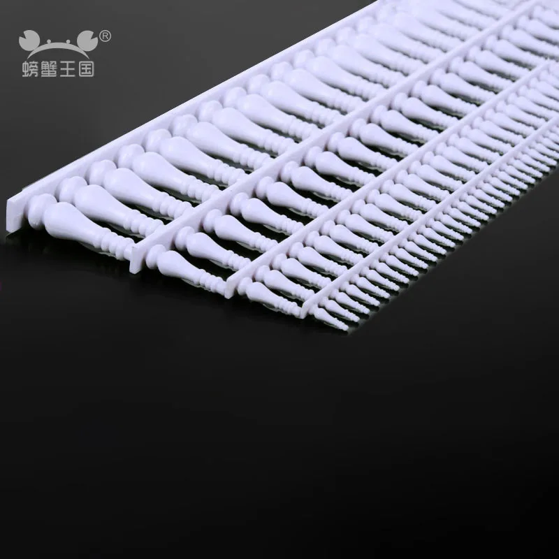 5pcs Miniature Garden Fence for Model Scenery 1/25 1/50 1/75 1/100 scale Model Train Railway Accessories Model Building kits