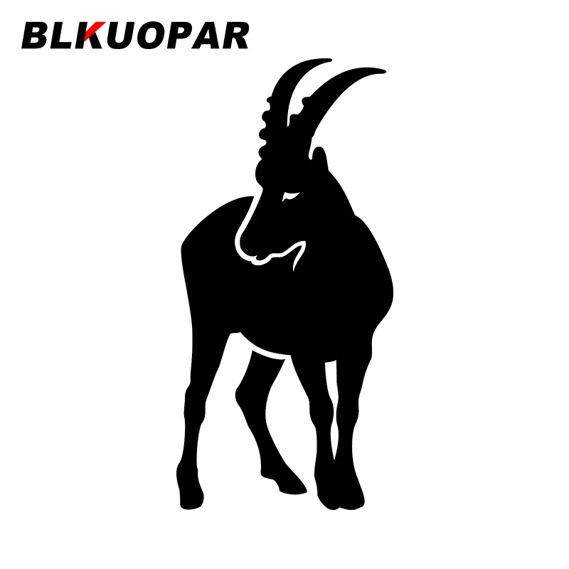 BLKUOPAR for Ibex  Silhouette Car Sticker Personality Waterproof Decal Creative Refrigerator Laptop Surfboard Vinyl Car Wrap