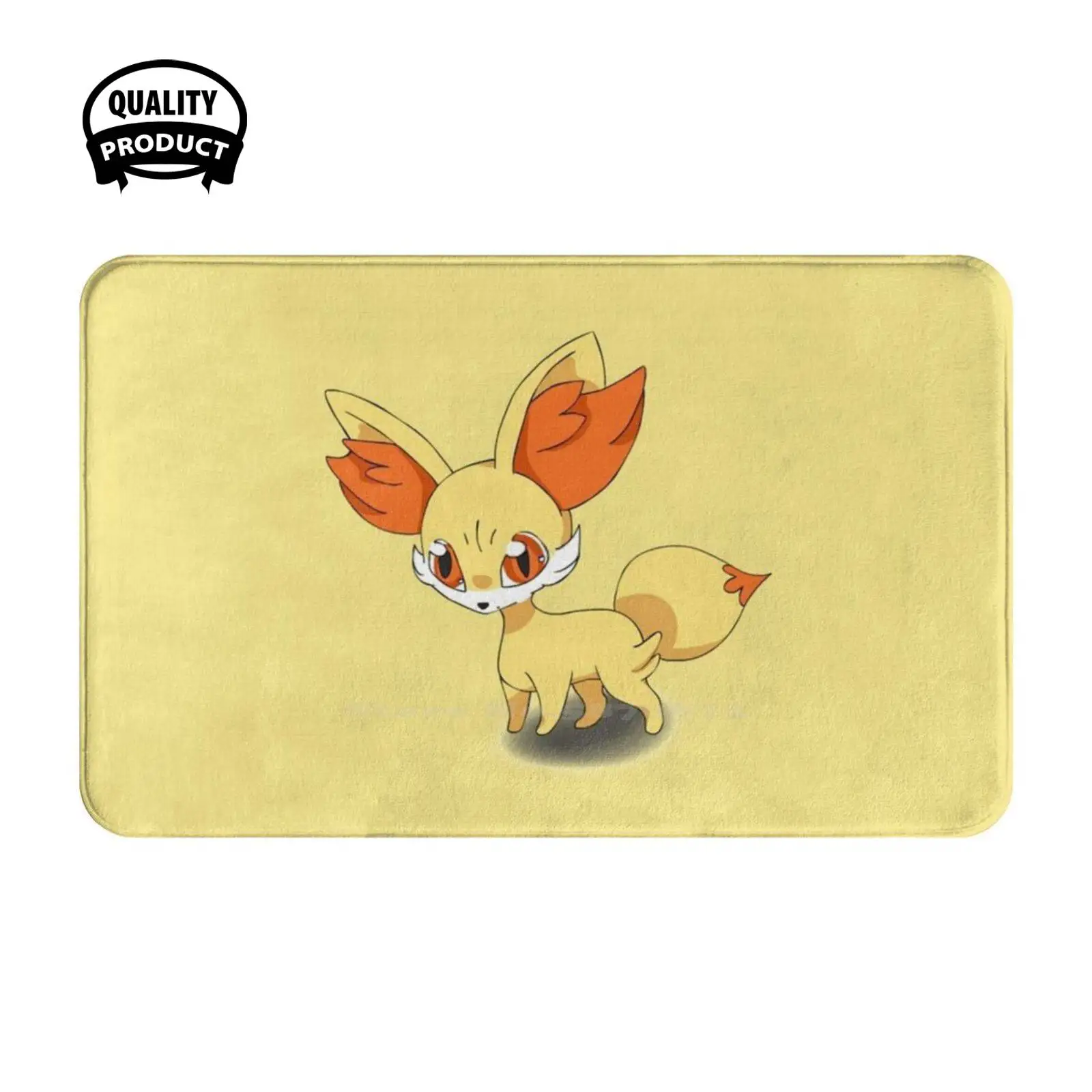 Мягкая подушка Fennekin, домашний коврик, дверной коврик, подстилка для видеоигр, Аниме Chibi Cute