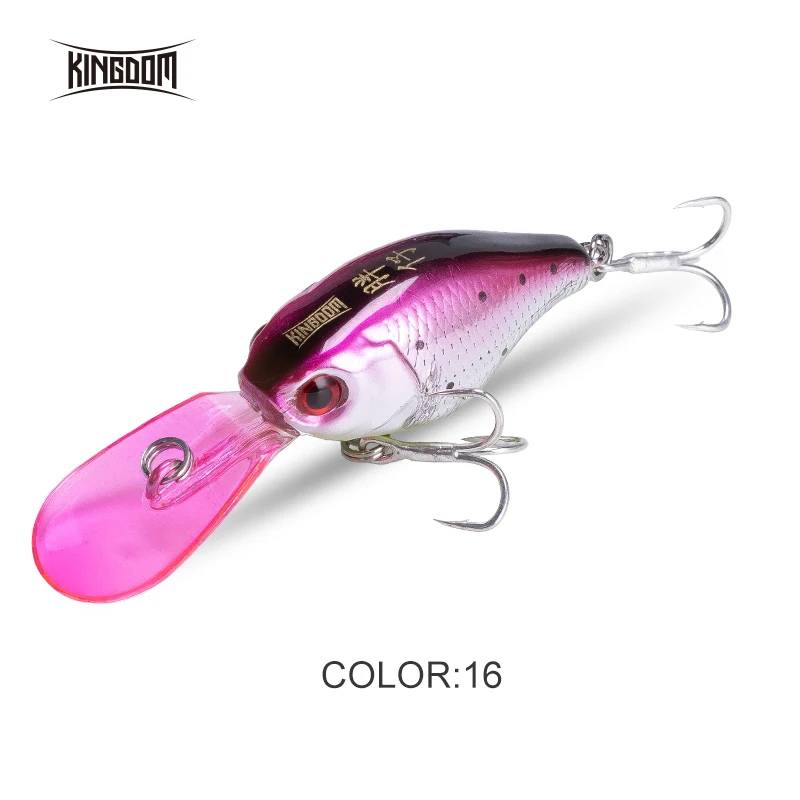 Kingdom Crazy Crankbaits Langsam sinkende Angelköder 5 g 50 mm Mini Minnow Swing Kleine Kurbeln Harte Köder Wobbler Angelgerät