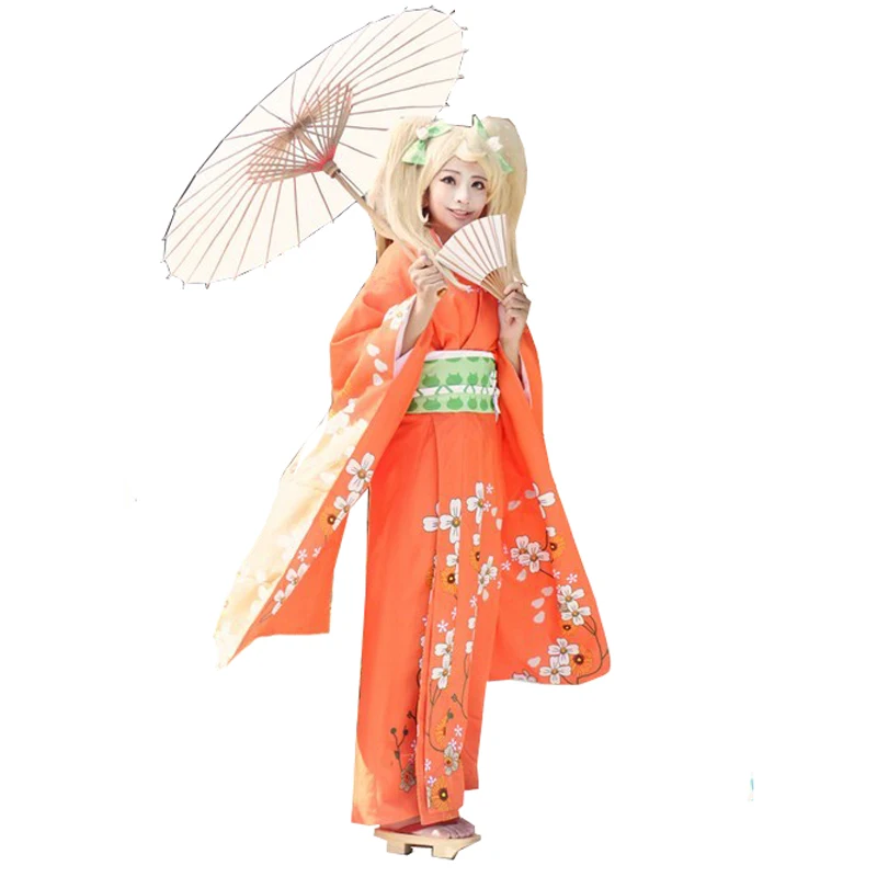 

Super Dangan Ronpa 2 Danganronpa Hiyoko Saionji Hiyoko Kimono Косплей Костюм