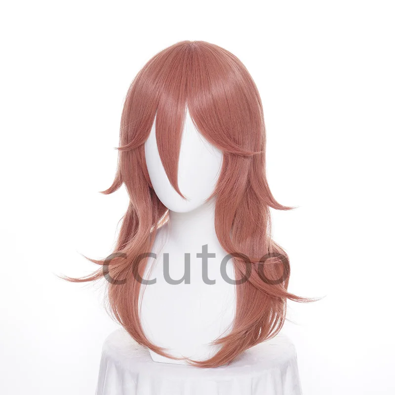 Cosplay Angel Devil 50cm Half Long Curly Wig Christmas Heat Resistant Synthetic Hair + Free Wig Cap