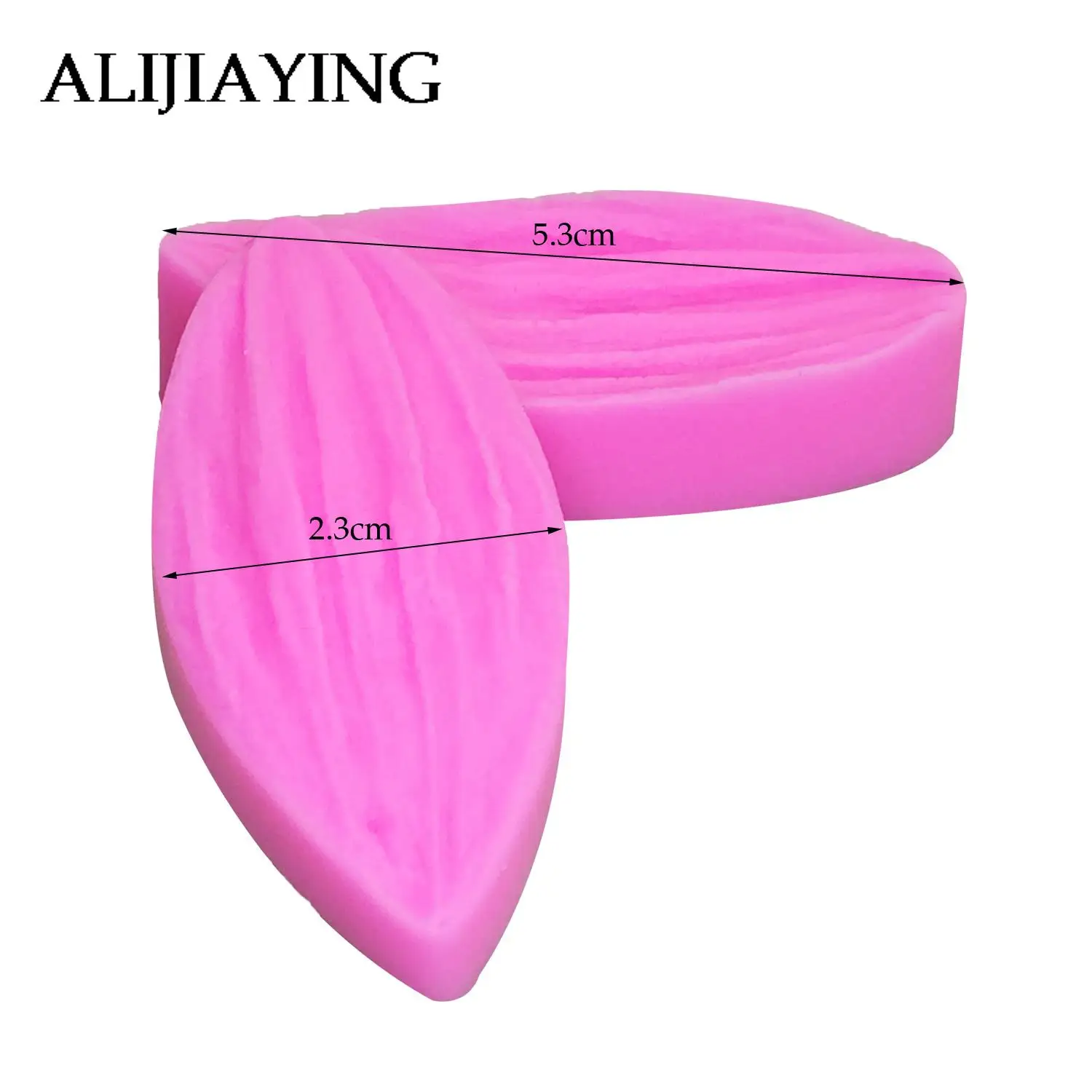 M1123 2pcs/set Silicone Mold Flower Leaf DIY Fondant Cake Decorating Tools Flower Making Petal Leaf Veiner Silicone Mold