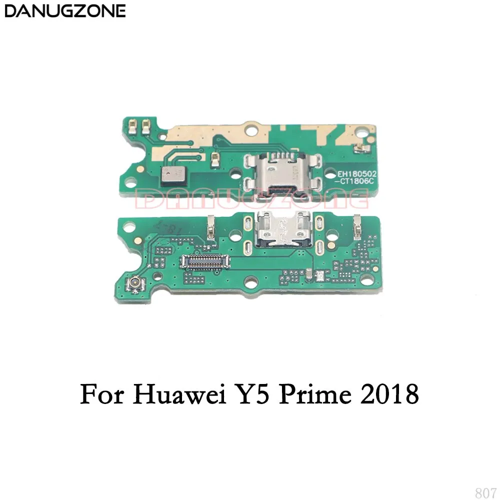 USB Charging Dock Port Socket Jack Plug Connector Charge Board Flex Cable For Huawei Y6 2018 Y6 Y9 Prime 2019 Y5 2017 Y7 Pro