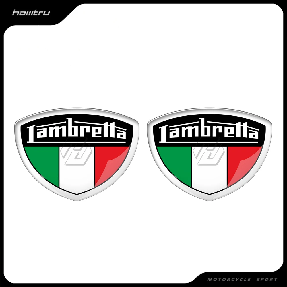 3D Motorcycle Scooter Sticker Case for Lambretta Shield Logo Decal Vespa MOD Rocker