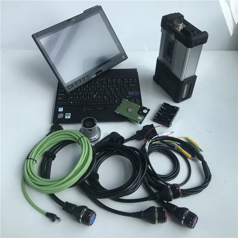 

star diagnostic tool for mer-cedes-sd-c5 connect with newest v2023.12 software hdd ssd hht d-as in x201t laptop 8G computer