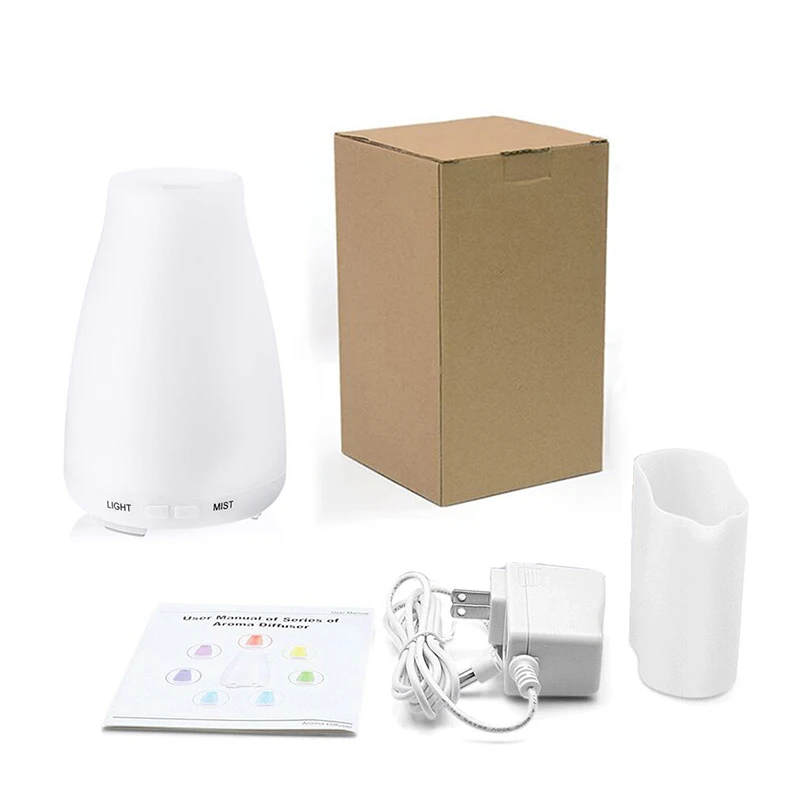 THANKSHAR 7 Màu LED Aroma Diffusor Hương Liệu Ẩm Không Khí Siêu Âm Essential Oil Diffuser Mist Maker cho văn phòng nhà