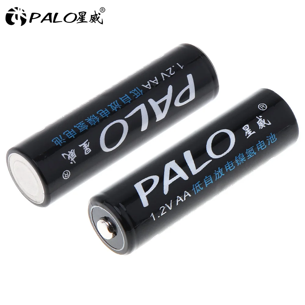 PALO 4-20pcs 1.2V AA Rechargeable Battery 3000mAh NI-MH Ni MH 2A aa Rechargeable Batteries