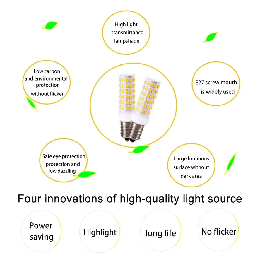 OUUZUU 220V E14 3W 5W 7W G9 G4 Corn Lamp LED Bulbs Lights Dimmable 2835SMD Bombilla 30W 40W Halogen Lamps for Home Bedroom