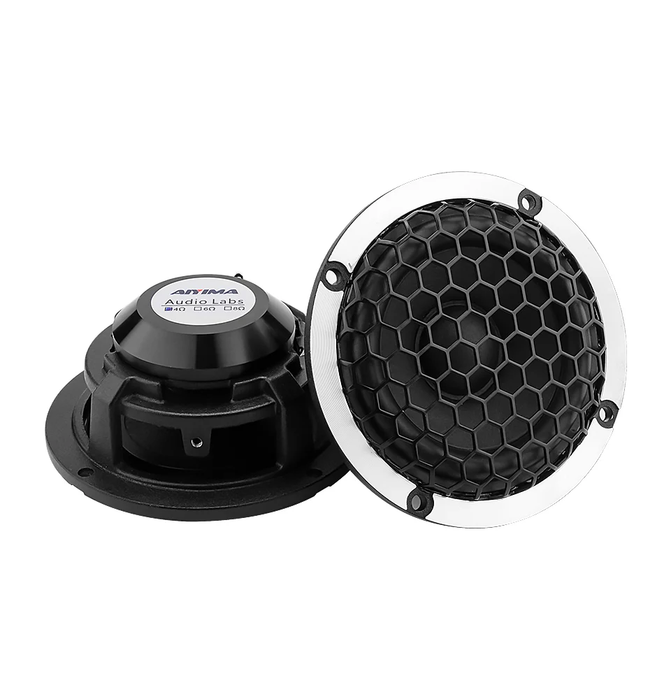 AIYIMA 2 Stück 3 Zoll 4 Ohm 15W Mitteltöner mit Wollmembran und Aluminiumrahmen, Auto-Lautsprecher, Heimkino-Breitbandlautsprecher – Detail 8