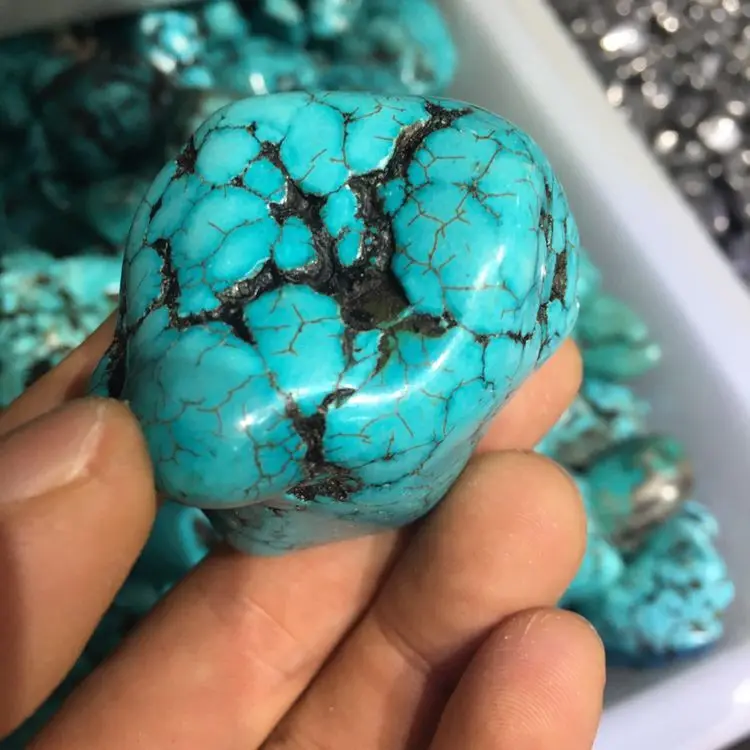 Natural mineral natural turquoise original stone mineral specimens 70-80g