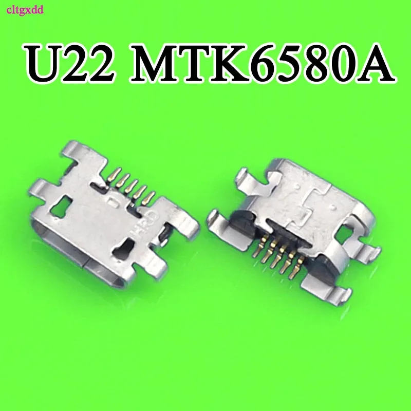 10X MICRO USB Jack Socket Connector Dharging Port Dock Plug Replacement Repair Parts Female 5Pin For HOMTOM HT10 DOOGEE x20 X30