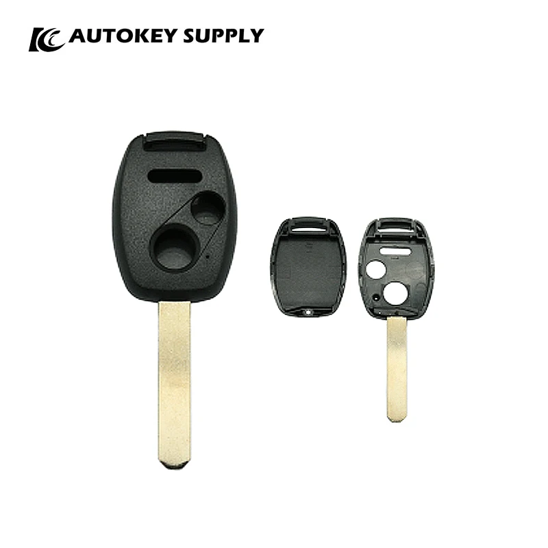 For Honda 2+1 Buttons Remote Key Shell Without Sticker  Without Chip Position  Autokeysupply AKHDS240