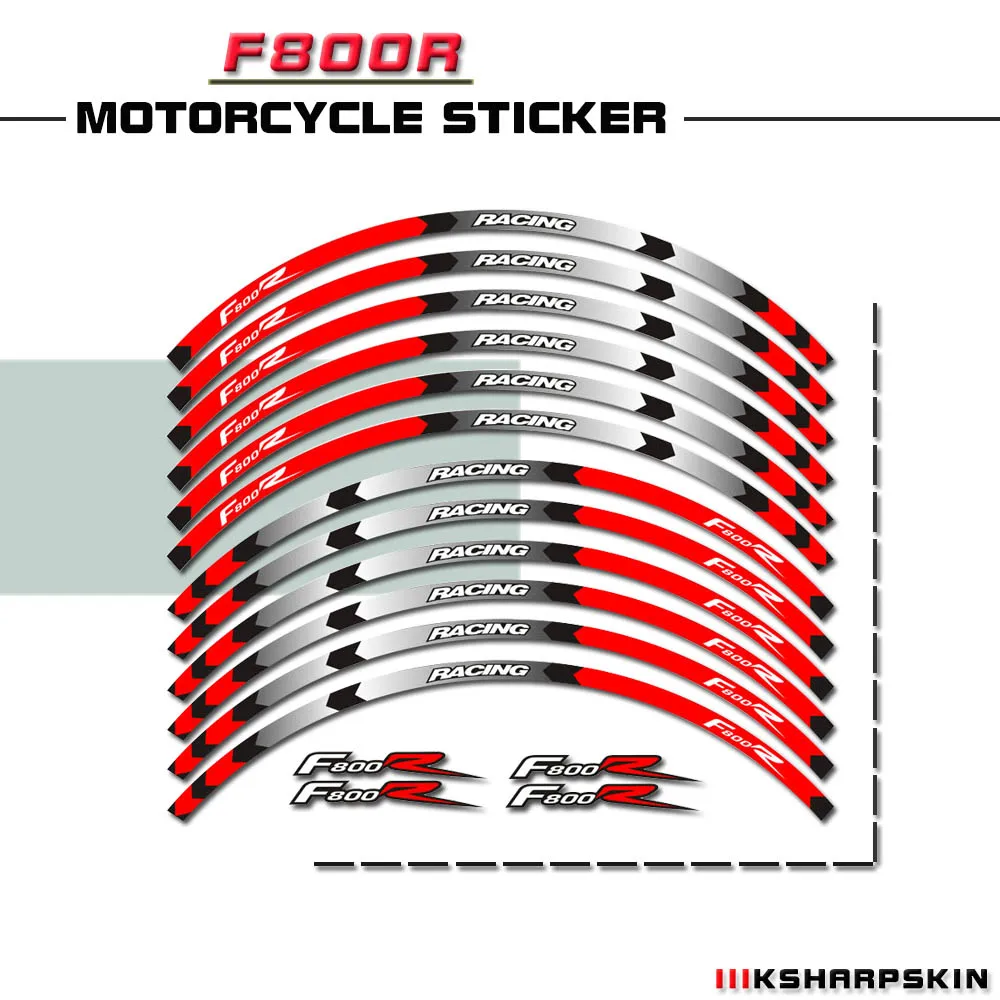 

Waterproof and reflective stickers for motorcycle wheels are on sale for BMW F800R