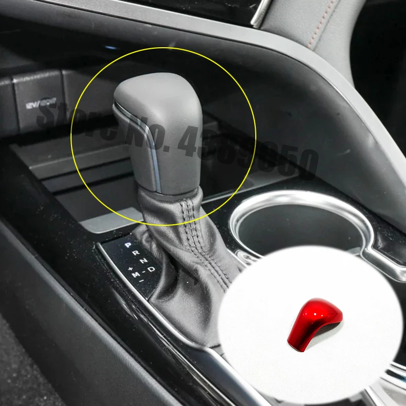 

ABS Plastic For Toyota Corolla E210 2019 2020 Accessories Car gear shift lever knob handle cover trim Sticker Car styling 1pcs