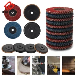 2/4Pcs 75mm 3 inch Professional Flap Discs Sanding Disk 60/80 Grit Grinding Wheels Blades For Angle Grinder Abrasive Accessories