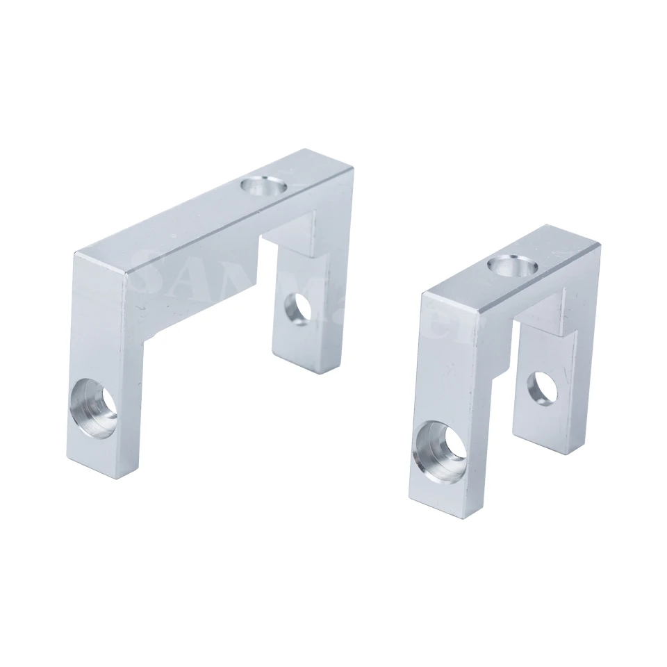 1set 3D Printer Parts 2020 2040 Profile Fixed Block With Screw Kit For MGN9 MGN12 Linear Guide Fixed Block For Cr10