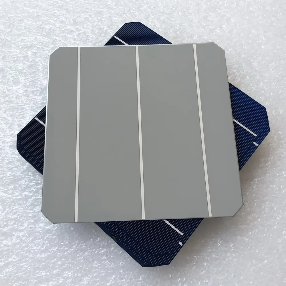 5.35W 156mm monocrystalline Mono solar cell 6x6'+enough PV Ribbon(10m Tab Wire+3m Busbar  Wire) for 53w Solar Cell Panel